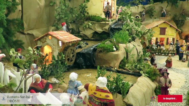 Romans-sur-Isère : plus de 240 santons en action à la crèche des Balmes