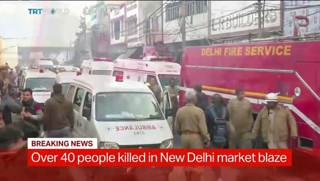 Breaking News || Over 52 people killed in New Delhi market blaze