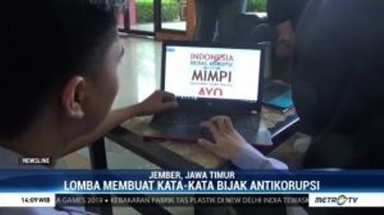 Mahasiswa Politeknik Negeri Jember Berlomba Buat Kata Bijak Anti-Korupsi