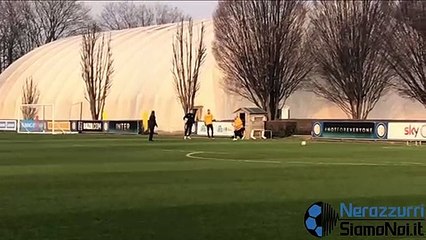 Allenamento vigilia Inter-Barcellona (9/12/19)