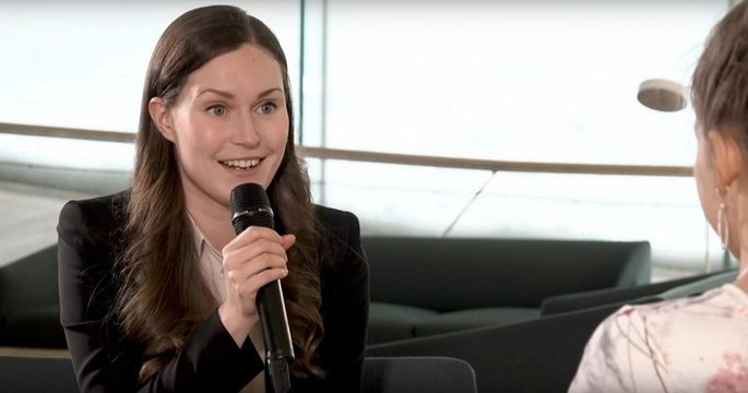 Âgée seulement de 34 ans, Sanna Marin est devenue la plus jeune chef du gouvernement de l'histoire de la Finlande