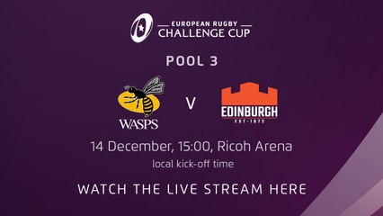 Wasps v Edinburgh Rugby