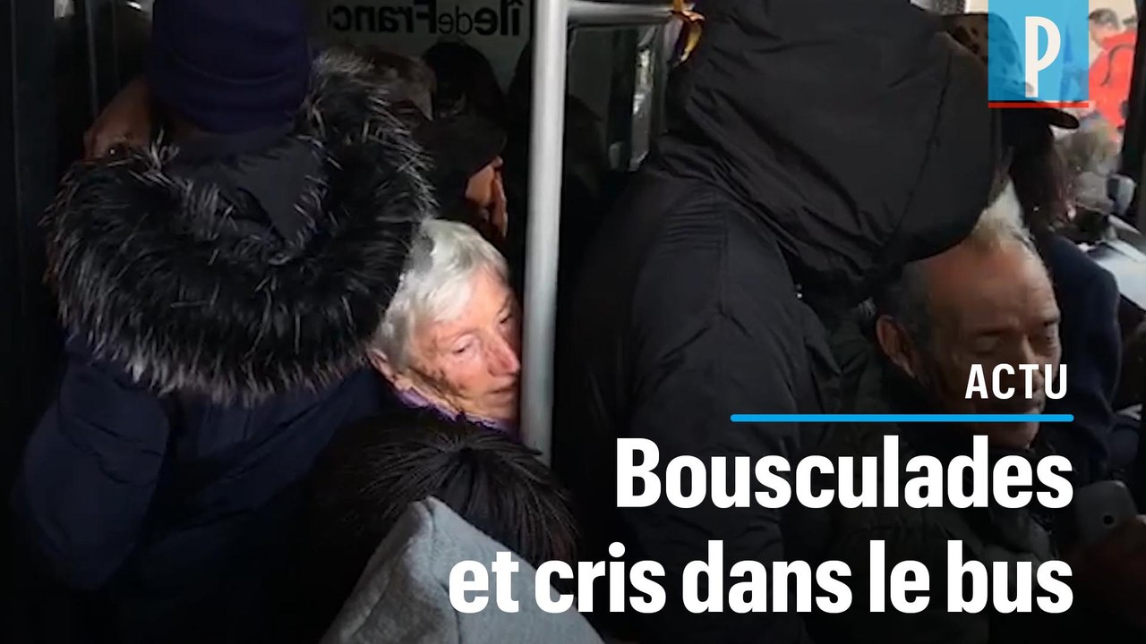 Grève : des bousculades et des cris suite au blocage des dépôts de bus