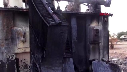 Şanlıurfa suriye'de bombalarla tahrip edilen trafo merkezi onarıldı, enerji verildi