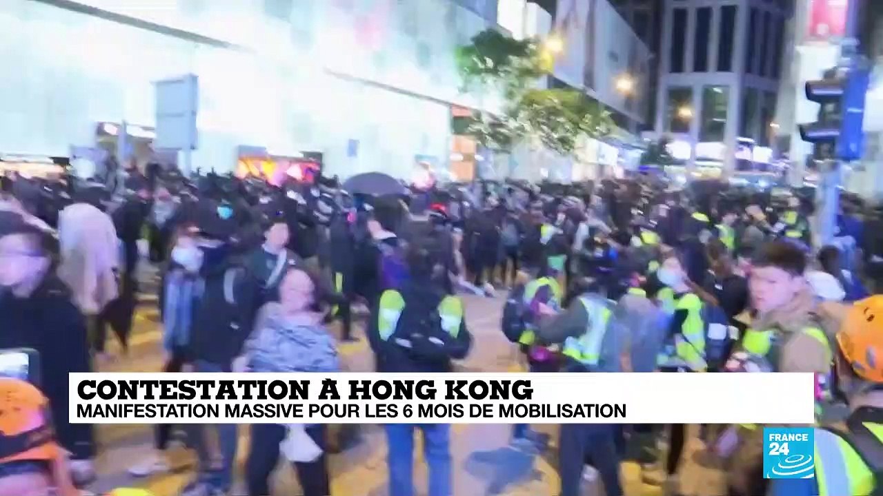 Contestation à Hong Kong : manifestation massive pour les 6 mois de mobilisation