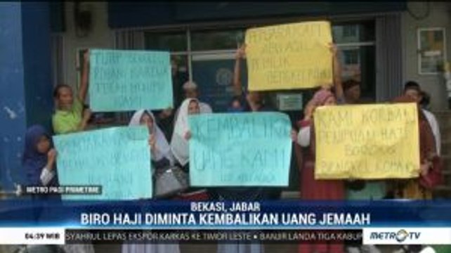 Merasa Ditipu, Puluhan Orang Geruduk Biro Perjalanan Haji di Bekasi