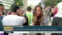 Colombianos acompañan a músicos que rechazan las políticas del pdte.
