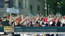 Chilenas continúan en la campaña Un violador en tu camino