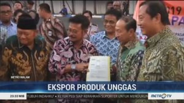 Mentan Lepas Ekspor Produk Unggas Senilai Rp500 Miliar di Sidoarjo