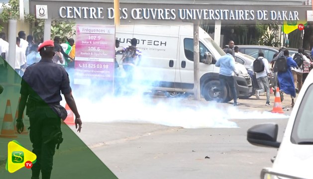 5 étudiants emprisonnés, l'UCAD en feu avec une violente bagarre contre les policiers