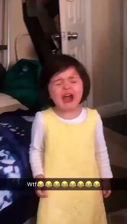 Crying Kid Randomly Stops Crying