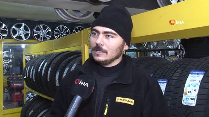 Oto Lastikçilerde Kış Mesaisi