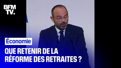 Download Video: Âge de départ, régimes spéciaux...Que retenir des annonces d’Edouard Philippe sur la réforme des retraites?