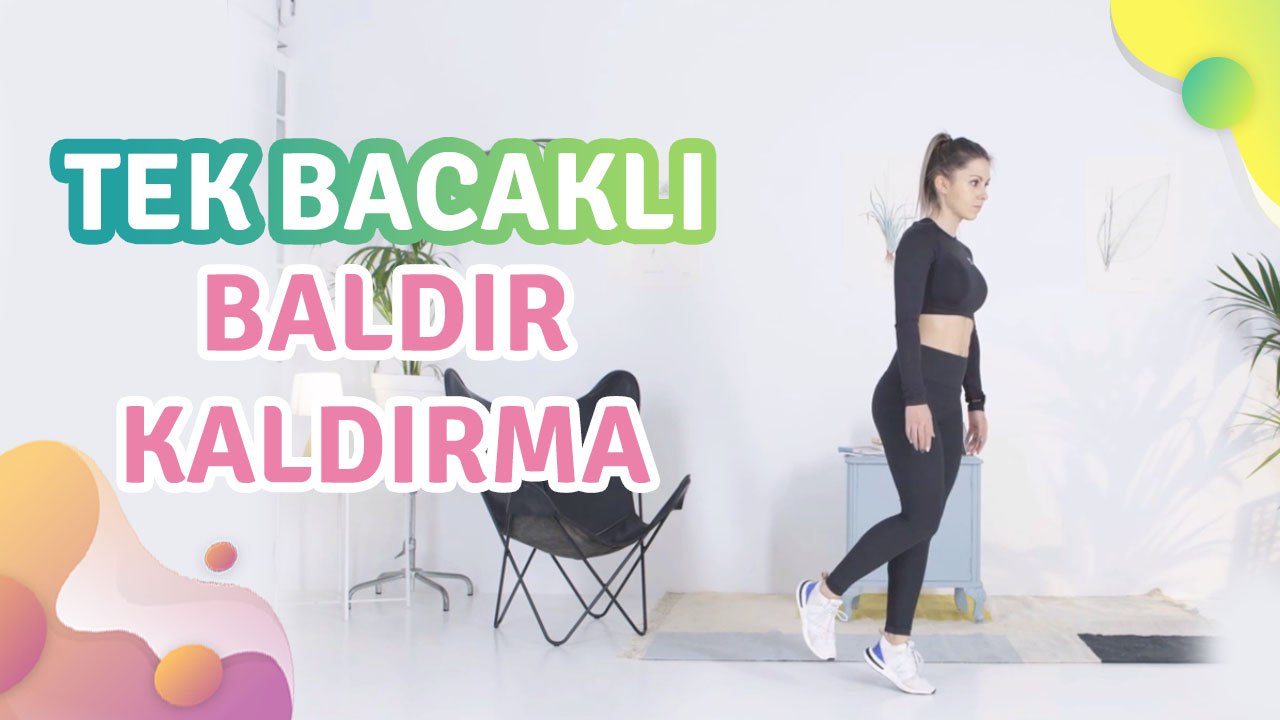 Tek bacaklı baldır kaldırma - Sağlığa bir Adım