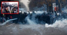 Fransız polisinden göstericilere sert müdahale! Protestocu gözünden vuruldu
