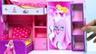 DIY casa de muñecas en miniatura ~ Rapunzel decoración de la habitación, mochila