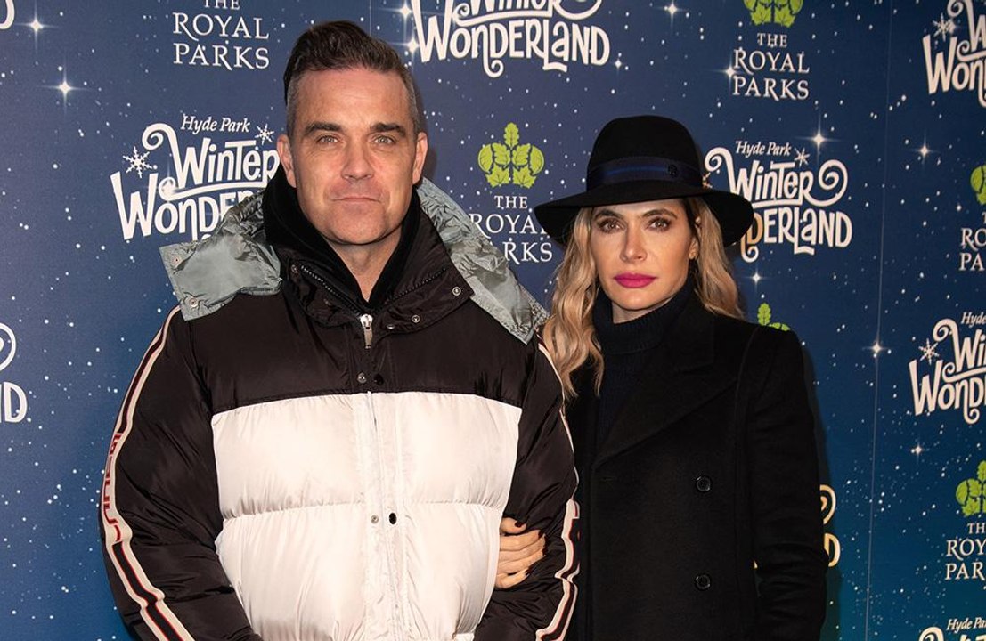 Robbie Williams jokes Ayda Field didn't make the cut for Christmas duet