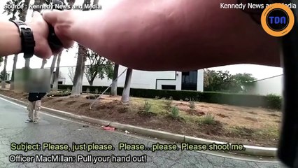 Un homme qui veut mettre fin à ses jours supplie un policier de lui tirer dessus