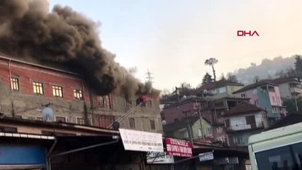 Zonguldak mobilya deposu böyle yandı-3