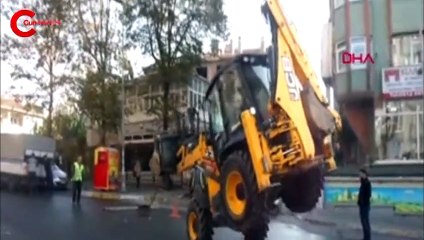 Kepçeyle 'akrobatik' hareket yapan operatöre ceza