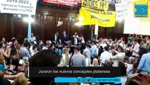 Juraron y asumieron los nuevos concejales electos de La Plata