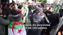 Algérie: des étudiants dispersés alors qu'ils protestant contre un cortège pro-élection