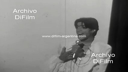 Promo de Gervasio cantando en Sabados Circulares 1969