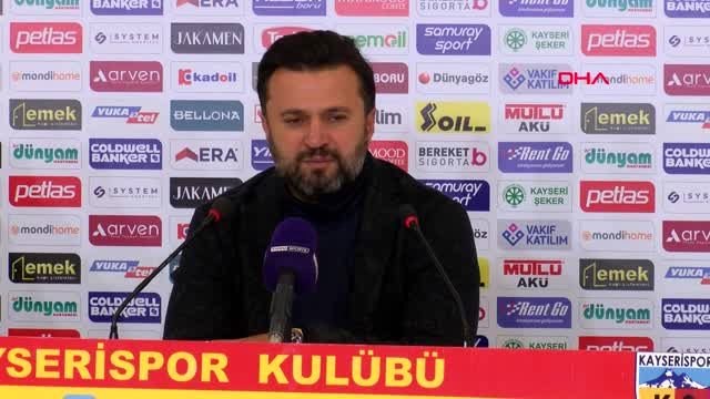 Spor istikbal mobilya kayserispor - çaykur rizespor maçının ardından