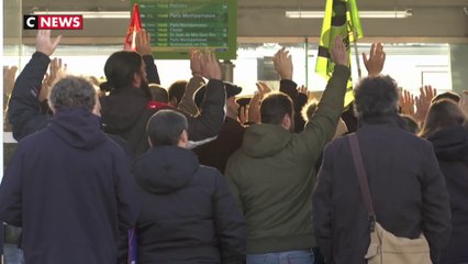 Grève : les cheminots mobilisés à Nantes