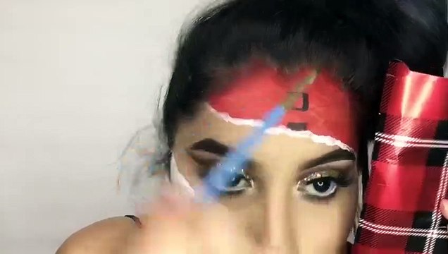 Maquillage : comment ressembler à un paquet cadeau déchiré ?