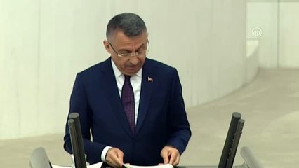 2020 Yılı Bütçesi TBMM Genel Kurulunda - Cumhurbaşkanı Yardımcısı Oktay (9)