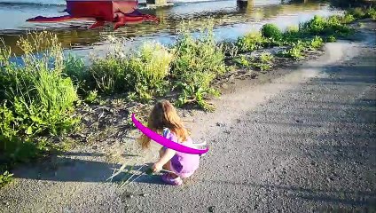  Anna and the paramotor! Video about UFO, pirates and a fun trip