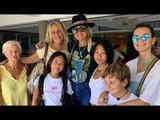 Laeticia Hallyday heureuse  elle a retrouvé sa St Barth Family