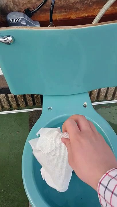 FAIL- My 1965 Case Deluxe Toilet flushing 5 paper towels