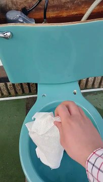 FAIL- My 1965 Case Deluxe Toilet flushing 5 paper towels