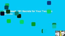 Full E-book  101 Secrets for Your Twenties  For Free