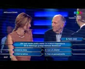 Paula en Quién quiere ser millonario 6 - 04 de Diciembre