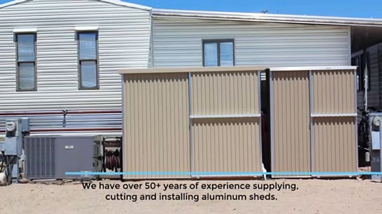 Get high-quality custom shed from United Aluminum (602 263-0834)