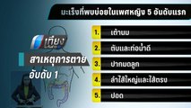 มะเร็ง สาเหตุการตายอันดับ 1 ของคนไทยมากว่า 20 ปี | เที่ยงทันข่าว