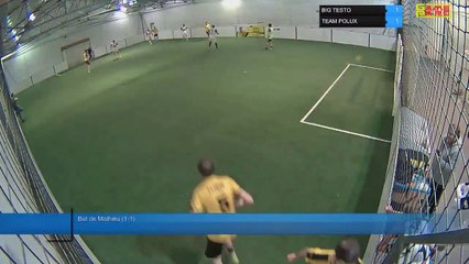 But de Mathieu (1-1) - BIG TESTO Vs TEAM POLUX - 09/12/19 19:00 - LIGUE 1 - Poitiers Game Parc