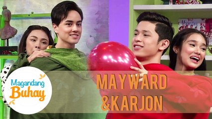 MayWard vs. KarJon: Not My Arms Challenge | Magandang Buhay
