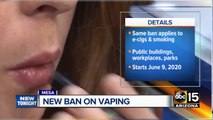 Mesa council adds vaping to citywide no-smoking regulations