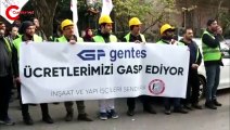 Gentes işçileri hakları için yine eylemde