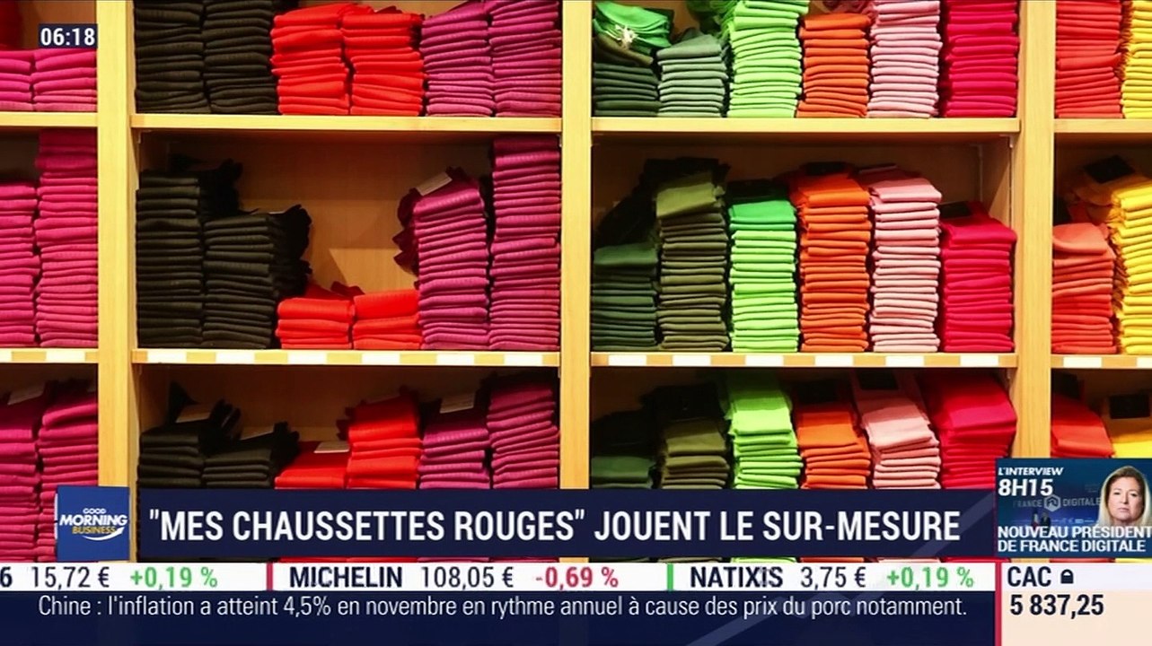 La France qui bouge : "Mes chaussettes rouges" joue sur le sur-mesure - 10/12