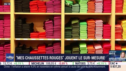 La France qui bouge : "Mes chaussettes rouges" joue sur le sur-mesure - 10/12