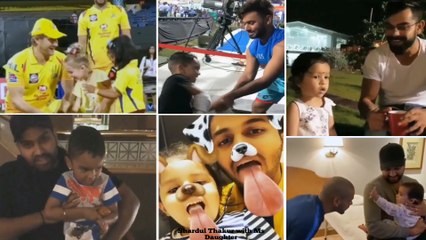 Team India Cricketers Playing With Team Mates Children || Oneindia Telugu