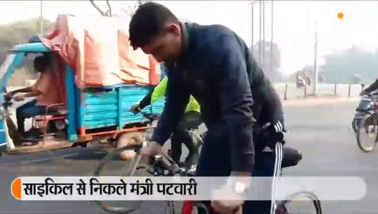 मंत्री जीतू पटवारी ने किया शहर का भ्रमण
