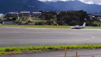 Aterrizaje de emergencia en el aeropuerto de Costa Rica