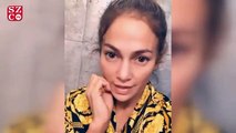 Jennifer Lopez sevincini makyajsız çektiği video ile paylaştı
