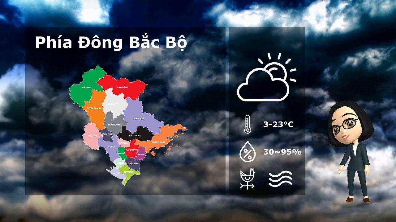 Tuesday, 10/12/2019 Dự báo thời tiết Việt Nam